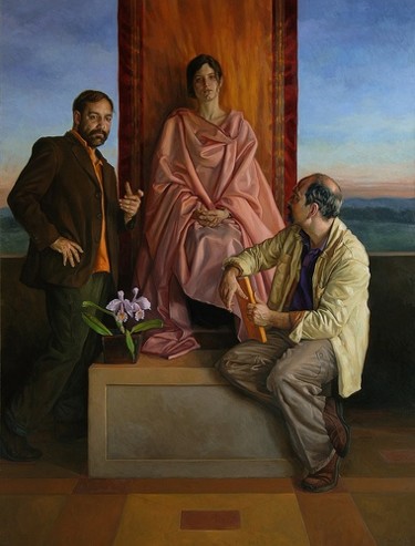 Painting titled "La edad dorada" by Dario Ortiz, Original Artwork