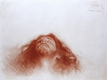 Pintura titulada "La cabeza de Juan" por Dario Ortiz, Obra de arte original