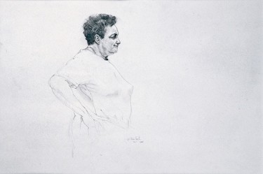 Pintura titulada "Mi madre" por Dario Ortiz, Obra de arte original