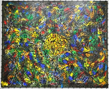 Pintura titulada ""ÁNGEL DE AMOR"" por Luis Rodriguez, Obra de arte original, Acrílico