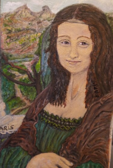 Painting titled "Mona des Traras La…" by Daris, Original Artwork, Acrylic