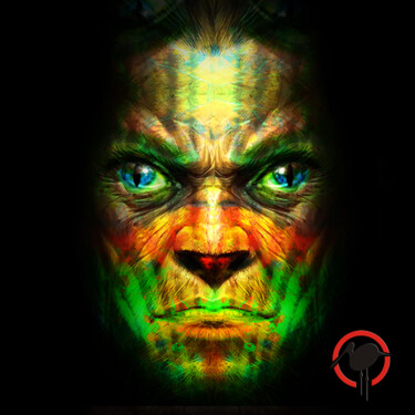 Arts numériques intitulée "Avatar:) Nisroch" par Dariusz Demoon Madaj, Œuvre d'art originale, Peinture numérique