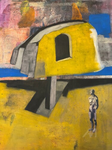 Drzewo Peinture intitulée "Drzewo" par Dariusz Górski, Œuvre d'art originale, Pastel