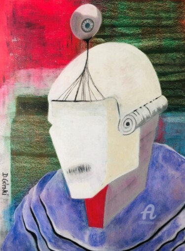 Malerei mit dem Titel "2021" von Dariusz Górski, Original-Kunstwerk, Pastell