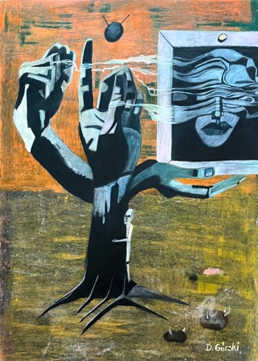 Schilderij getiteld "Trwałość pamięci" door Dariusz Górski, Origineel Kunstwerk, Pastel