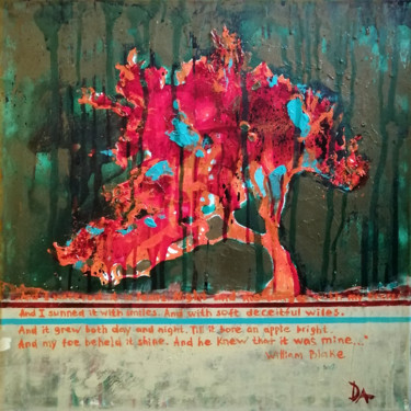 Картина под названием "‘A Poison Tree’ Wil…" - Dariya Afanaseva, Подлинное произведение искусства, Акрил Установлен на Дерев…