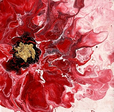 Malerei mit dem Titel "Fleurir" von Darja Samoylovich, Original-Kunstwerk, Acryl