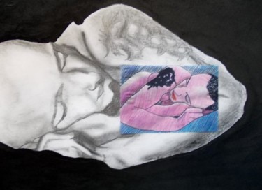 Pittura intitolato "il periodo del sonn…" da Darkpumart, Opera d'arte originale