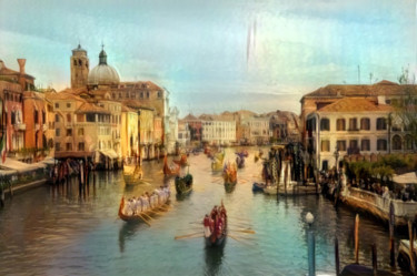 Fotografía titulada "Venise N 4" por Darnal, Obra de arte original, Fotografía manipulada