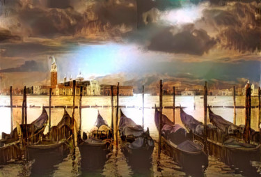 Fotografia intitolato "Venise N6" da Darnal, Opera d'arte originale, Fotografia manipolata