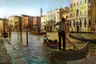 Photographie intitulée "Venise n8" par Darnal, Œuvre d'art originale, Photographie manipulée