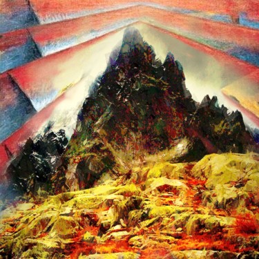"la montagne de l'éc…" başlıklı Tablo Darnal tarafından, Orijinal sanat