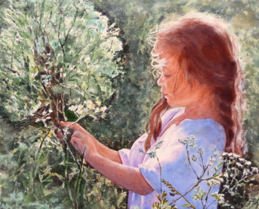 Malerei mit dem Titel "un-bouquet-pour-mam…" von Darnal, Original-Kunstwerk, Öl