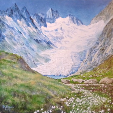 Peinture intitulée "Printemps" par Darnal, Œuvre d'art originale, Huile