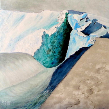 Pintura intitulada "Abstrait ?" por Darnal, Obras de arte originais, Óleo