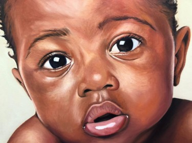 Painting titled "For the babies" by Darrell Seignoret, Original Artwork, Oil