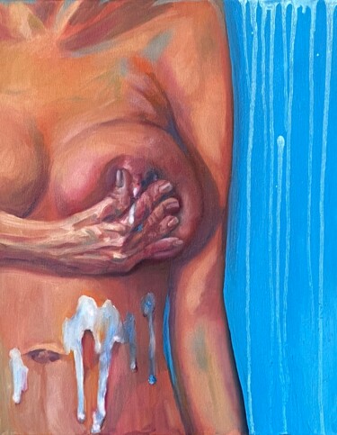 Картина под названием "My mother's milk" - Darya Ivashkina (DIVA), Подлинное произведение искусства, Масло