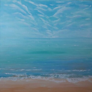 Pittura intitolato "море" da Darya Lazko, Opera d'arte originale, Acrilico