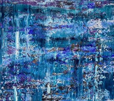 Картина под названием "loneliness in storm…" - Darya Nakvakina, Подлинное произведение искусства, Акрил Установлен на Деревя…