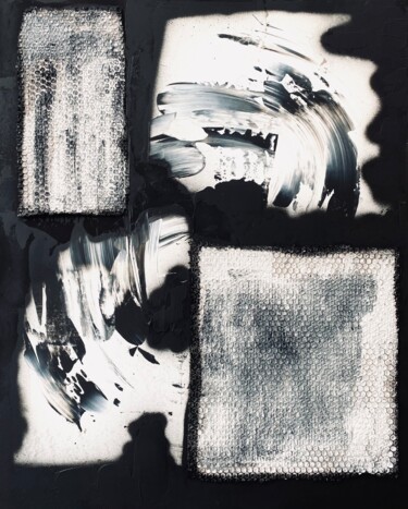 Malarstwo zatytułowany „burnt memories” autorstwa Darya Nakvakina, Oryginalna praca, Akryl