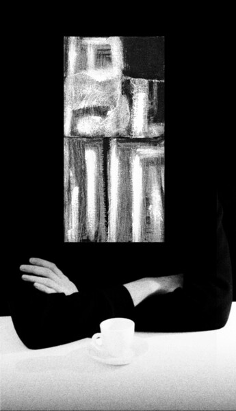 Ζωγραφική με τίτλο "aguero" από Darya Nakvakina, Αυθεντικά έργα τέχνης, Σμάλτο Τοποθετήθηκε στο Ξύλινο φορείο σκελετό