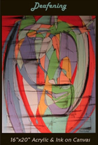 Pittura intitolato "Deafening" da Daryl Deland, Opera d'arte originale