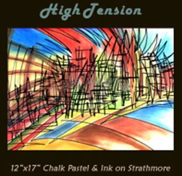 Pittura intitolato "High Tension" da Daryl Deland, Opera d'arte originale