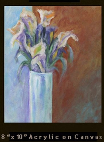 Painting titled "Flowers #1" by Daryl Deland, Original Artwork