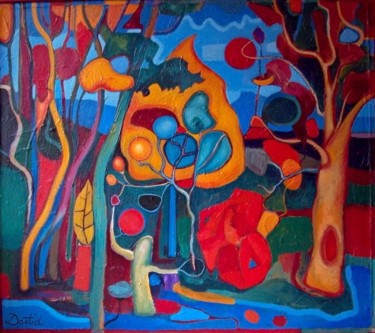 Malarstwo zatytułowany „Muzg” autorstwa Dastid Miluka, Oryginalna praca, Akryl