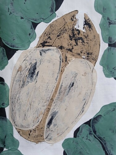 Картина под названием "жук" - Даутбекова Гульнара, Подлинное произведение искусства, Акрил