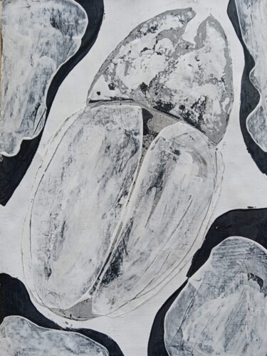 Painting titled "мраморный жук" by Dautbekova Gulnara, Original Artwork, Acrylic