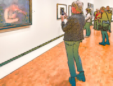 Artes digitais intitulada "Picture Gallery" por Dave Collier, Obras de arte originais, Fotografia Manipulada