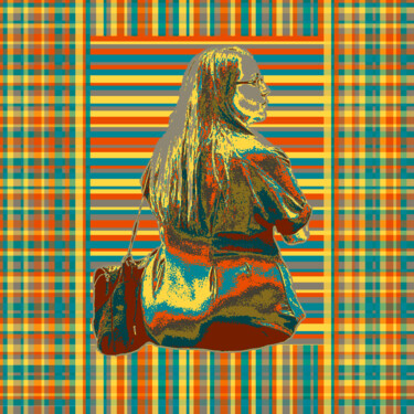 Digital Arts titled "Red Blue Yellow Gre…" by Dave Collier, Original Artwork, 2D Digital Work