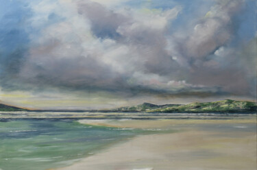 Painting titled "The View to Harris I" by Dave Watson, Original Artwork, Oil