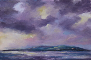 Painting titled "The Sound Of Jura" by Dave Watson, Original Artwork, Oil