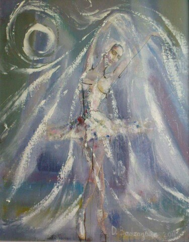 Painting titled "balerine" by David, Original Artwork, Acrylic