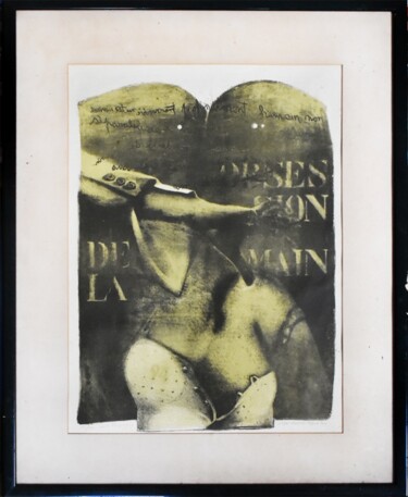 Printmaking titled "S/T" by David Cipriano Alves, Original Artwork, Lithography Mounted on Other rigid panel