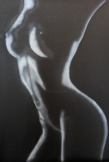 Pintura intitulada "Femme nue 1" por David Aubry, Obras de arte originais, Acrílico