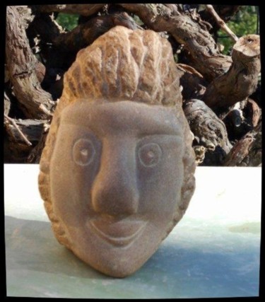 Скульптура под названием "Freddy" - David Bernard, Подлинное произведение искусства, Камень