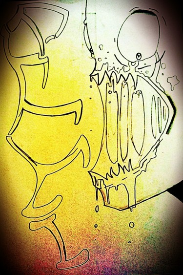 Drawing titled "Monster_Mouth" by Xerocorpse Boomer, Original Artwork, Digital Photography
