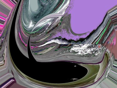 Digitale Kunst mit dem Titel "v-for-viscosity" von David Callahan, Original-Kunstwerk, Digitale Malerei