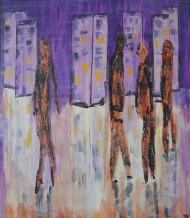 Schilderij getiteld "the-strutting-season" door David Callahan, Origineel Kunstwerk, Acryl
