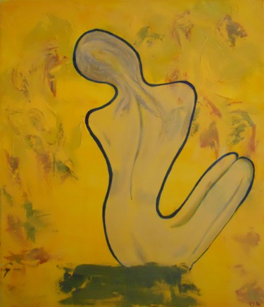 Peinture intitulée "taking-the-plunge-ii" par David Callahan, Œuvre d'art originale, Acrylique