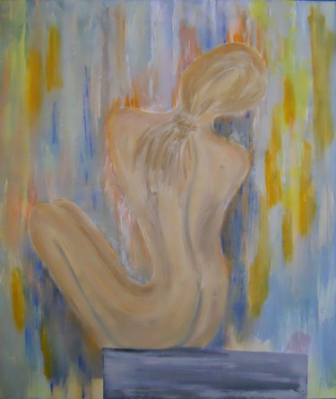 Painting titled "taking-the-plunge-ii" by David Callahan, Original Artwork, Acrylic