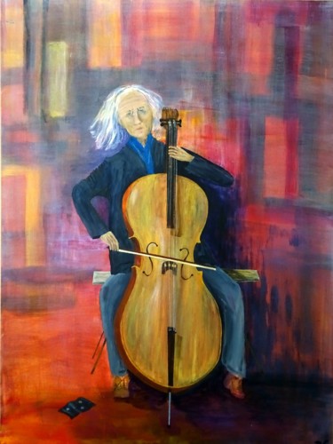 Painting titled "The Lost Chord" by David Callahan, Original Artwork, Acrylic