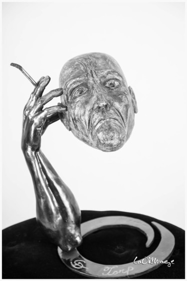 Sculpture titled "torp" by David Chaine, Original Artwork, Metals