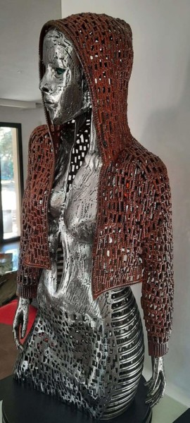 Metallica Skulptur mit dem Titel "Metallica" von David Fabié, Original-Kunstwerk, Metalle