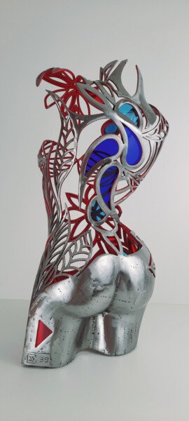 Sculpture titled "PÉNÉLOPE" by David Fabié, Original Artwork, Metals