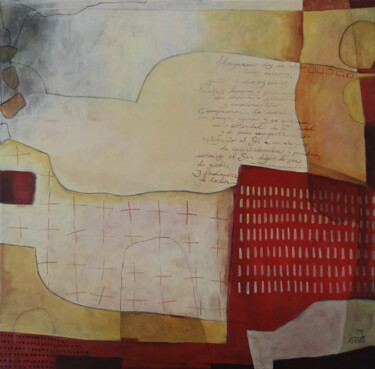 Peinture intitulée "Los del otro lado" par David García Rincón, Œuvre d'art originale, Acrylique Monté sur Châssis en bois