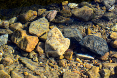 Photography titled "Underwater Rocks" by David Glotfelty, Original Artwork, Digital Photography